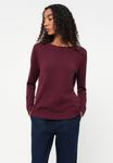 Джемпер TOM TAILOR BASIC BOATNECK , Deep Burgundy Red/Bordeaux - фото 4