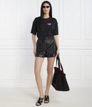 Футболка женская Hugo хлопковая свободная, черный - фото 2