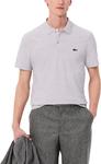 Lacoste мужская поло Regular Fit из хлопкового микса, Silver Chine Grey - фото