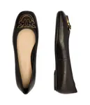 Кожаные балетки макс 03 Pinko, черный - фото 4