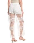 Мили Нолана Абстрактные кружевные брюки MILLY, белый - фото 2