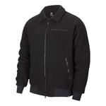 Куртка Nike Solid Color Stand Collar Casual Sports Fleece Lined Jacket Black, черный - фото