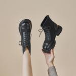 Ботинки Martin Boot женские Gemeiq, хаки - фото 18