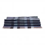 Вязаный шарф мужской сине-серый GUCCI - фото 4