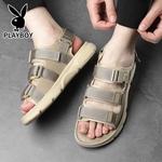 Пляжные сандалии мужские Playboy, хаки - фото 20