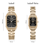 Часы Isabell Petite Gold Black Burker - фото 7