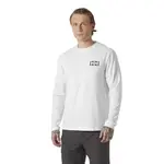Лонгслив Helly Hansen Skog Graphic Tee, белый - фото