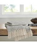 Плед Kennedy Woven Throw Blanket I 50"x 70" IHI Home, Light beige - фото 3