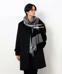 Твиловый клетчатый шарф Comme Ca Ism, цвет Black - фото 2