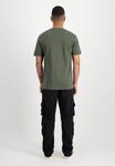Футболка с принтом LOGO Alpha Industries, оливковый - фото 5