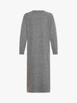 Платье-джемпер Dasila с деталями на плечах ICHI, Dark Grey Melange - фото 6