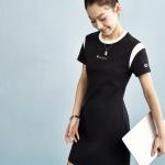 SS25 платье с короткими рукавами US Version женское Champion, серый - фото 7