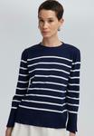 Джемпер STRIPED Touché Privé, темно-синий - фото 4