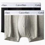 Мужские трусы Calvin Klein, цвет 2 strips (black/grey) - фото