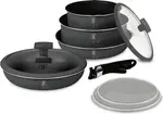 Набор посуды из 9 предметов, цвет титан-антрацит Berlinger Haus - фото 3