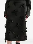 Юбка миди с бантом JIL SANDER, черный - фото 4