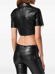 Philipp Plein укороченная байкерская куртка, черный - фото 4