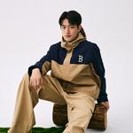 MLB Бейсбольная куртка Бостон Ред Сокс, Marine Blue/Khaki - фото 4