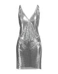 Мини-платье Rabanne, серебряный - фото