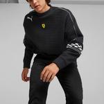 Свитер ferrari race statement sweatshirt 'black' Puma, черный - фото 3