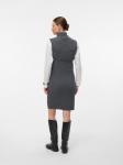 MAMALICIOUS Вязаное платье 'RITA' в сером цвете - фото 3