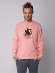 Толстовка wat? Apparel Cat, цвет canyon pink - фото