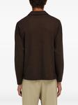 Ferragamo рубашка поло с длинными рукавами, коричневый - фото 4