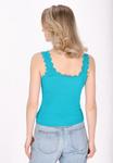Вязаный топ MYMO, бирюзовый - фото 4