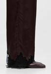 Брюки Object Trousers, Seal Brown/Brown - фото 6
