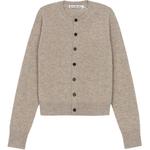 Кардиган с длинными рукавами Acne Studios, бежевый - фото