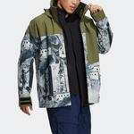 Куртка Adidas Unisex Темно-оливкового цвета - фото 10