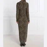 Шелковое платье The Kooples, коричневый - фото 3