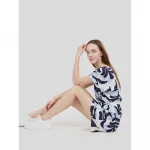 Платье Fundango Palmetta short sleeve short, синий - фото 6