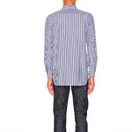 Рубашка black emblem striped button down 'blue' Comme Des Garcons Play, синий - фото 4