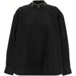 Блузка с декором Lemaire, черный - фото