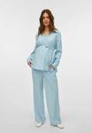 Брюки MAMALICIOUS, светло-голубой - фото 5