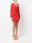 Giuseppe Di Morabito платье мини со сборками, красный - фото 3