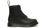 Ботинки Dr.Martens 1460 Panel Leather Lace Boots Black/Yellow - фото