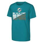 Футболка Youth Aqua Miami Dolphins Never Quit 2-pack Outerstuff - фото 4