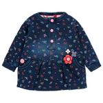 Короткое платье Boboli Fleece, синий - фото