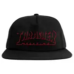 Кепка Thrasher Shadow mag logo snapback, черный - фото