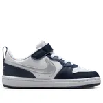 Кроссовки (PS) Nike Court Borough Low Recraft 'White Silver Navy' - фото 6