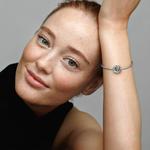 Шарм August Spring Green Eternity Circle Pandora, стерлинговое серебро - фото 3