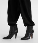 Кожаные ботильоны Prudens The Row, черный - фото 4