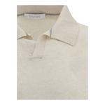 Рубашка поло из хлопка Cruciani, кремовый - фото 3
