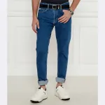 Джинсы узкого кроя Guess, синий - фото 2