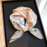 Шёлковый шарф VINEY для женщин, Многоцветный цветочный-9892 - фото 8