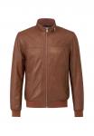 Куртка-бомбер Leather jacket Ricano, цвет Cognac - фото 6