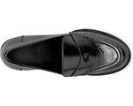 Лоферы COACH Natalie Crinkled Metallic Loafer, цвет Anthracite - фото 2