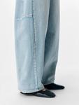 Мешковатые джинсы OBJECT, светло-голубой - фото 6